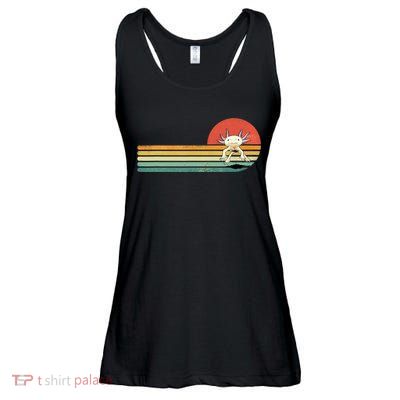 Axolotl Retro Style Animal Amphibian Pet Axolotl Lover Ladies Essential Flowy Tank