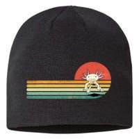 Axolotl Retro Style Animal Amphibian Pet Axolotl Lover Sustainable Beanie