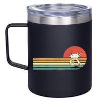 Axolotl Retro Style Animal Amphibian Pet Axolotl Lover 12oz Stainless Steel Coffee Mug