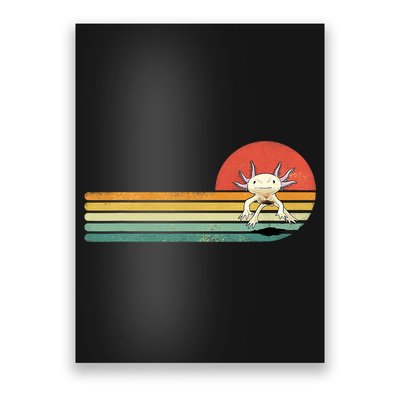 Axolotl Retro Style Animal Amphibian Pet Axolotl Lover Poster