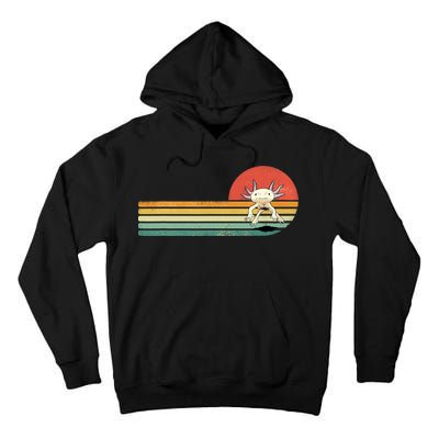 Axolotl Retro Style Animal Amphibian Pet Axolotl Lover Tall Hoodie