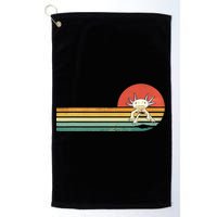 Axolotl Retro Style Animal Amphibian Pet Axolotl Lover Golf Towel