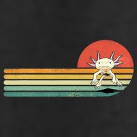 Axolotl Retro Style Animal Amphibian Pet Axolotl Lover Golf Towel