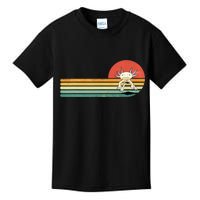 Axolotl Retro Style Animal Amphibian Pet Axolotl Lover Kids T-Shirt