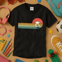 Axolotl Retro Style Animal Amphibian Pet Axolotl Lover Kids T-Shirt