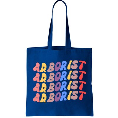 Arborist Retro Sunflower Groovy Travel Tourism Work Great Gift Tote Bag