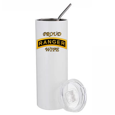 Army Ranger School Tab Gift Proud Wife Gift Stainless Steel Tumbler