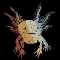 Axolotl Retro Style Vintage Performance Shirt