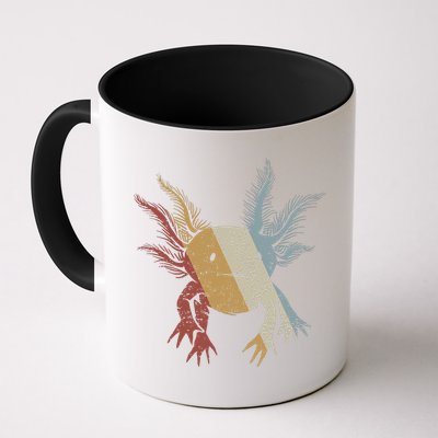 Axolotl Retro Style Vintage Mug