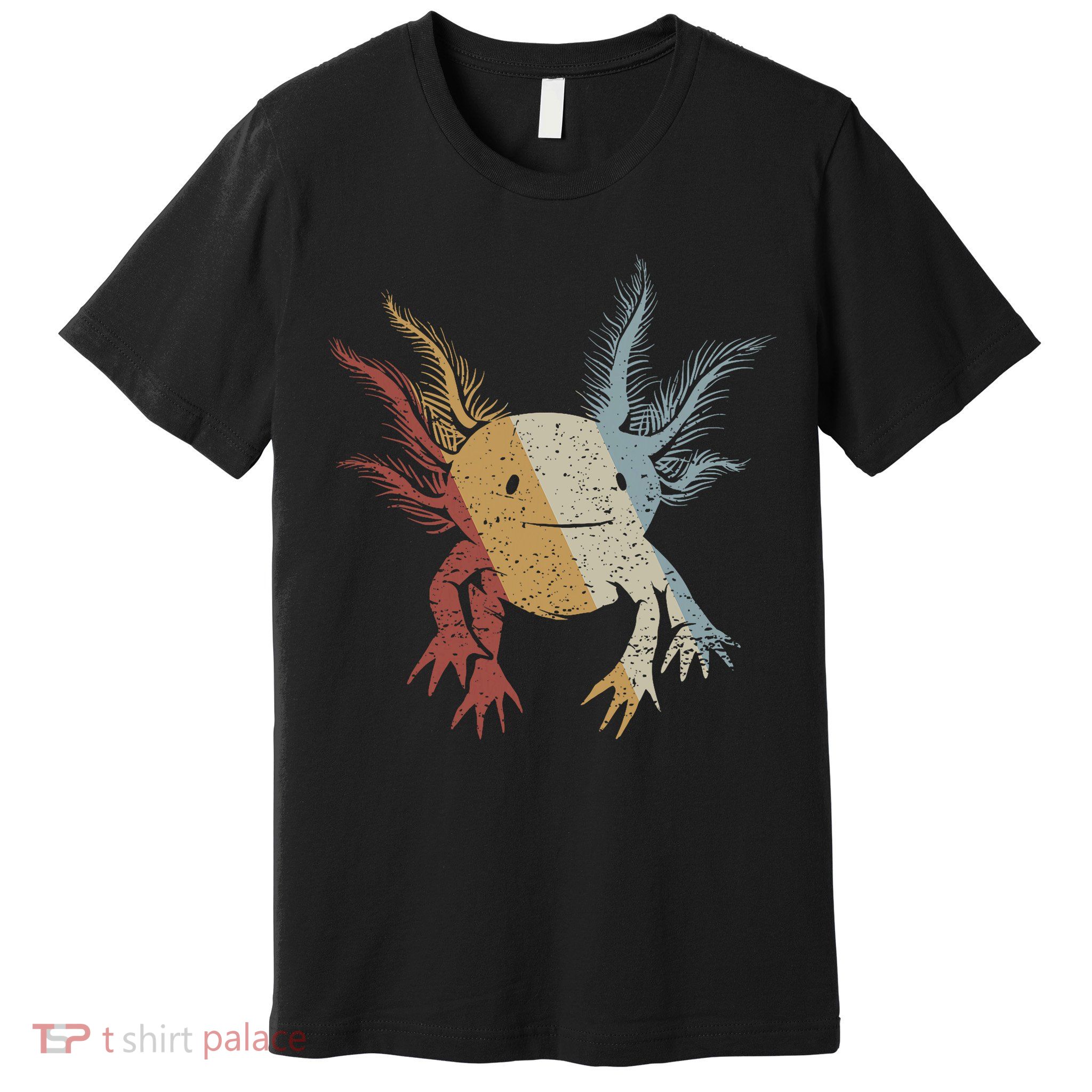 Axolotl Retro Style Vintage Premium T-Shirt