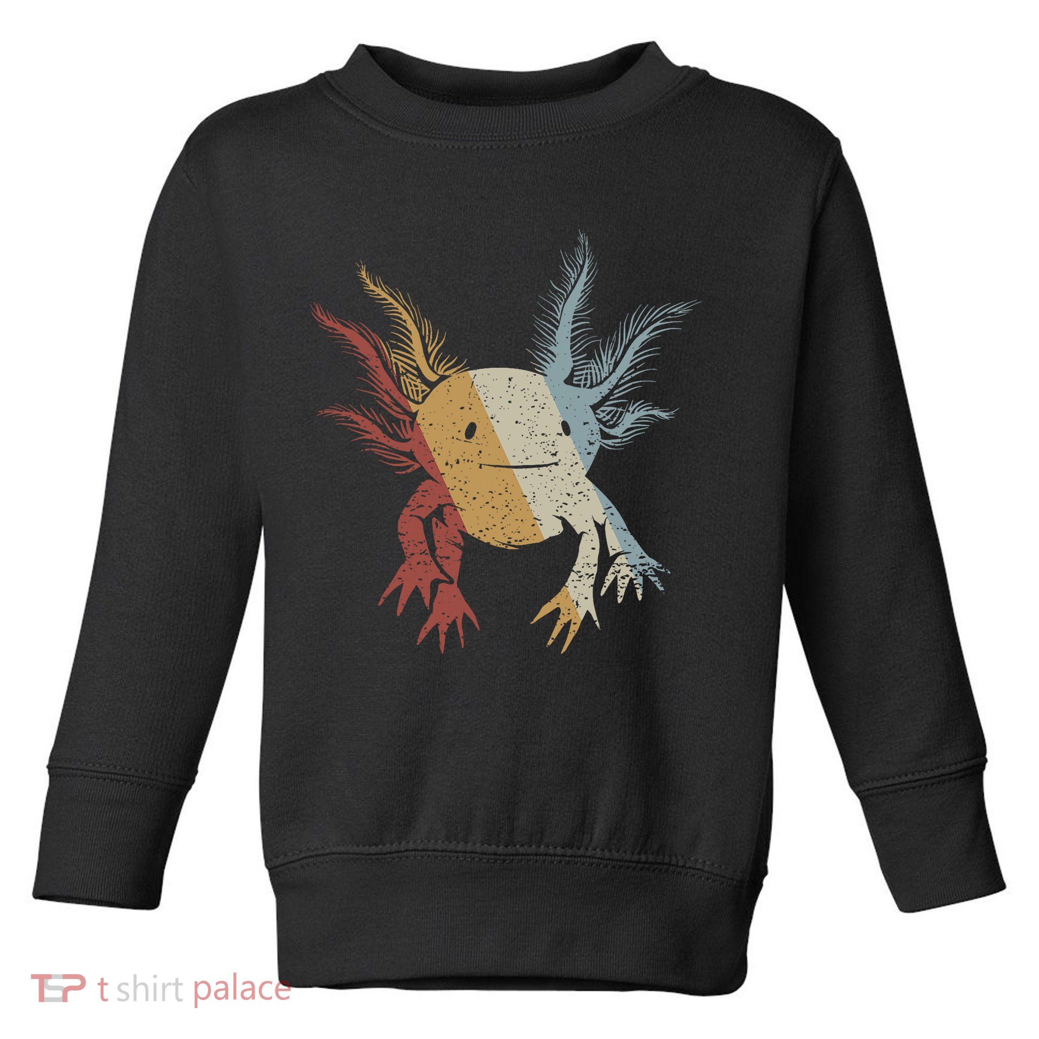 Axolotl Retro Style Vintage Toddler Sweatshirt