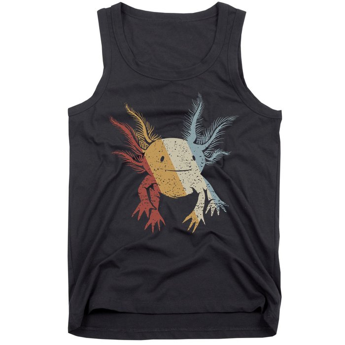 Axolotl Retro Style Vintage Tank Top