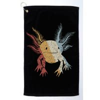 Axolotl Retro Style Vintage Golf Towel