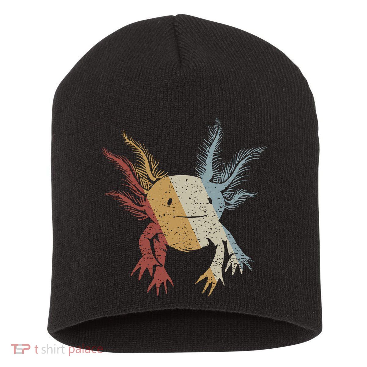Axolotl Retro Style Vintage Short Acrylic Beanie