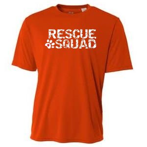 Animal Rescue Squad White Distressed Cooling Performance Crew T-Shirt