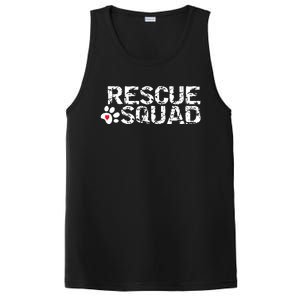 Animal Rescue Squad White Distressed PosiCharge Competitor Tank