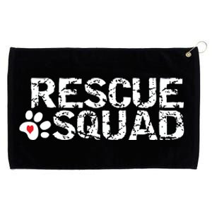 Animal Rescue Squad White Distressed Grommeted Golf Towel