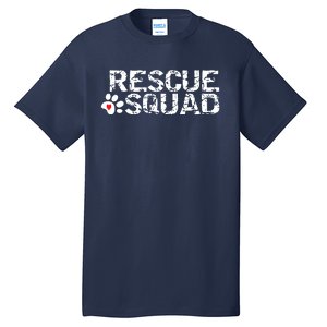 Animal Rescue Squad White Distressed Tall T-Shirt