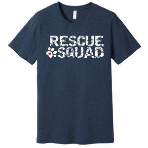 Animal Rescue Squad White Distressed Premium T-Shirt