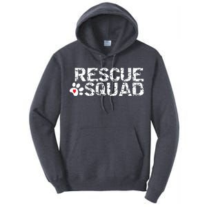 Animal Rescue Squad White Distressed Tall Hoodie