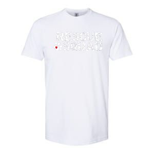 Animal Rescue Squad White Distressed Softstyle CVC T-Shirt