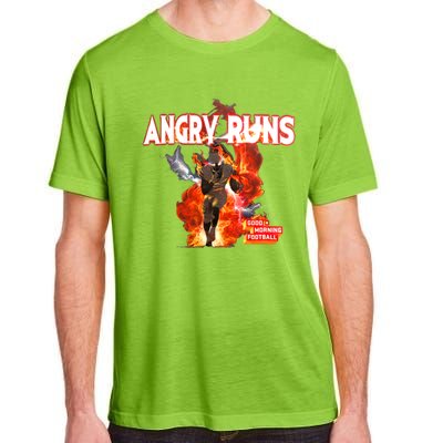 Angry Runs Shirt Angry Runs Good Morning Football Adult ChromaSoft Performance T-Shirt