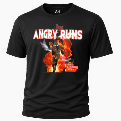 Angry Runs Shirt Angry Runs Good Morning Football Performance Shirt