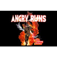 Angry Runs Shirt Angry Runs Good Morning Football Bumper Sticker