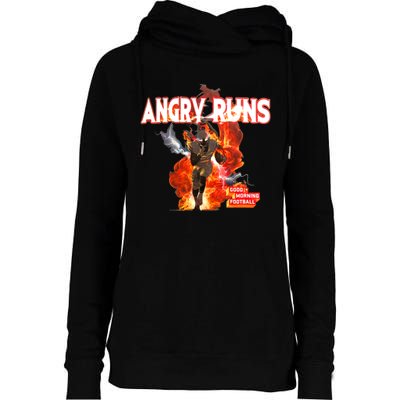 Angry Runs Shirt Angry Runs Good Morning Football Womens Funnel Neck Pullover Hood