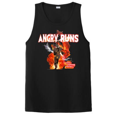 Angry Runs Shirt Angry Runs Good Morning Football PosiCharge Competitor Tank