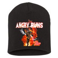 Angry Runs Shirt Angry Runs Good Morning Football Short Acrylic Beanie