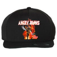 Angry Runs Shirt Angry Runs Good Morning Football Wool Snapback Cap