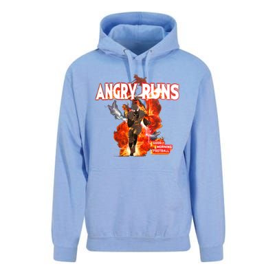 Angry Runs Shirt Angry Runs Good Morning Football Unisex Surf Hoodie