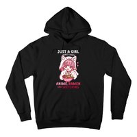 Anime Ramen Sketching Just A Girl Who Loves Anime Sketching Hoodie