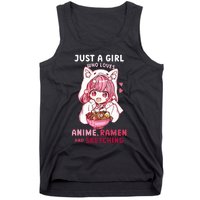 Anime Ramen Sketching Just A Girl Who Loves Anime Sketching Tank Top