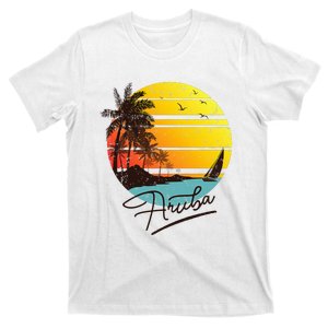 Aruba Retro Summer Tropical Beach T-Shirt