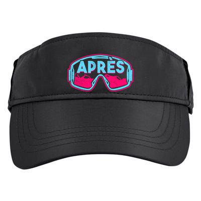 AprèS Retro Ski Snowboard Vintage 80s 90s Skiing Outfit Cute Gift Adult Drive Performance Visor