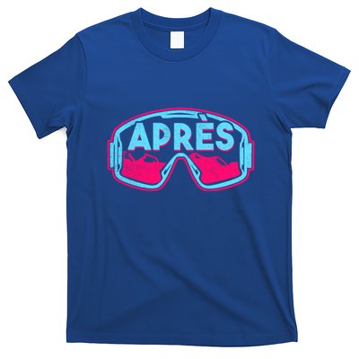 AprèS Retro Ski Snowboard Vintage 80s 90s Skiing Outfit Cute Gift T-Shirt