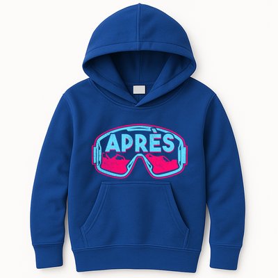 AprèS Retro Ski Snowboard Vintage 80s 90s Skiing Outfit Cute Gift Kids Hoodie