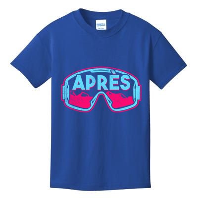 AprèS Retro Ski Snowboard Vintage 80s 90s Skiing Outfit Cute Gift Kids T-Shirt