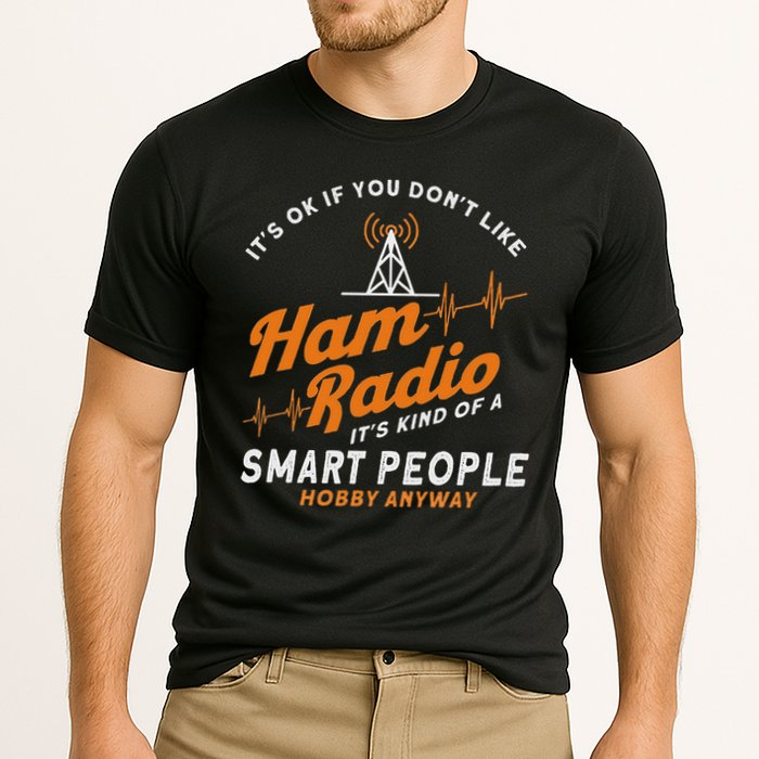Amateur Radio Smart People Hobby Anyway Ham Radio Cooling Performance Crew T-Shirt