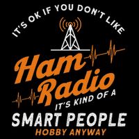Amateur Radio Smart People Hobby Anyway Ham Radio 7-Panel Snapback Hat