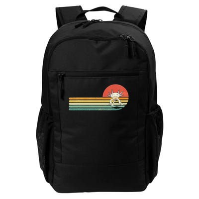 Axolotl Retro Style Animal Amphibian Pet Axolotl Lover Daily Commute Backpack
