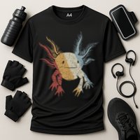 Axolotl Retro Style Vintage Performance Shirt