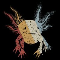 Axolotl Retro Style Vintage Performance Shirt