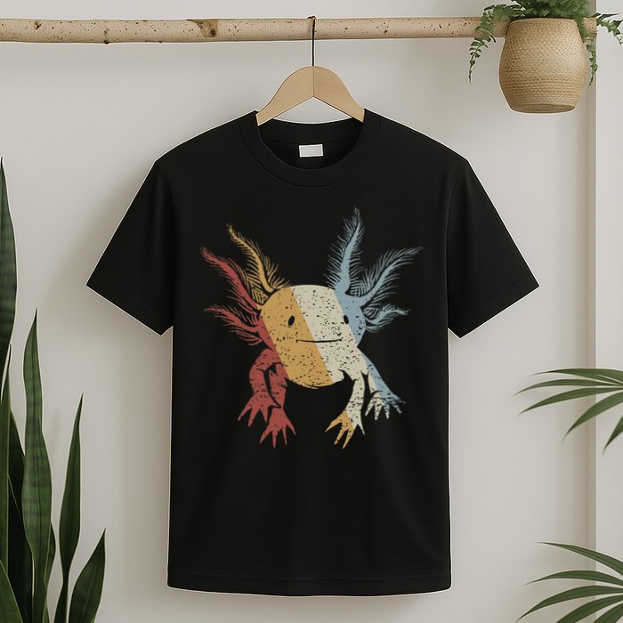 Axolotl Retro Style Vintage T-Shirt