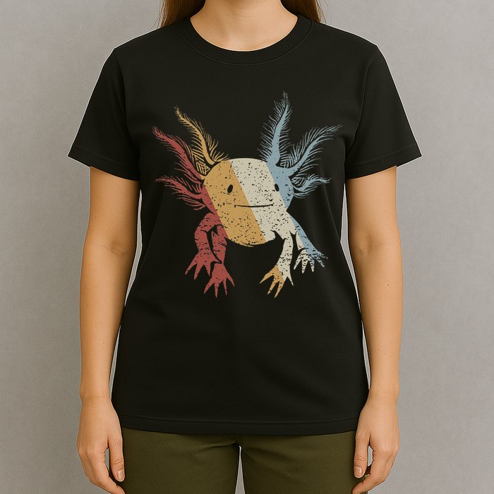 Axolotl Retro Style Vintage T-Shirt