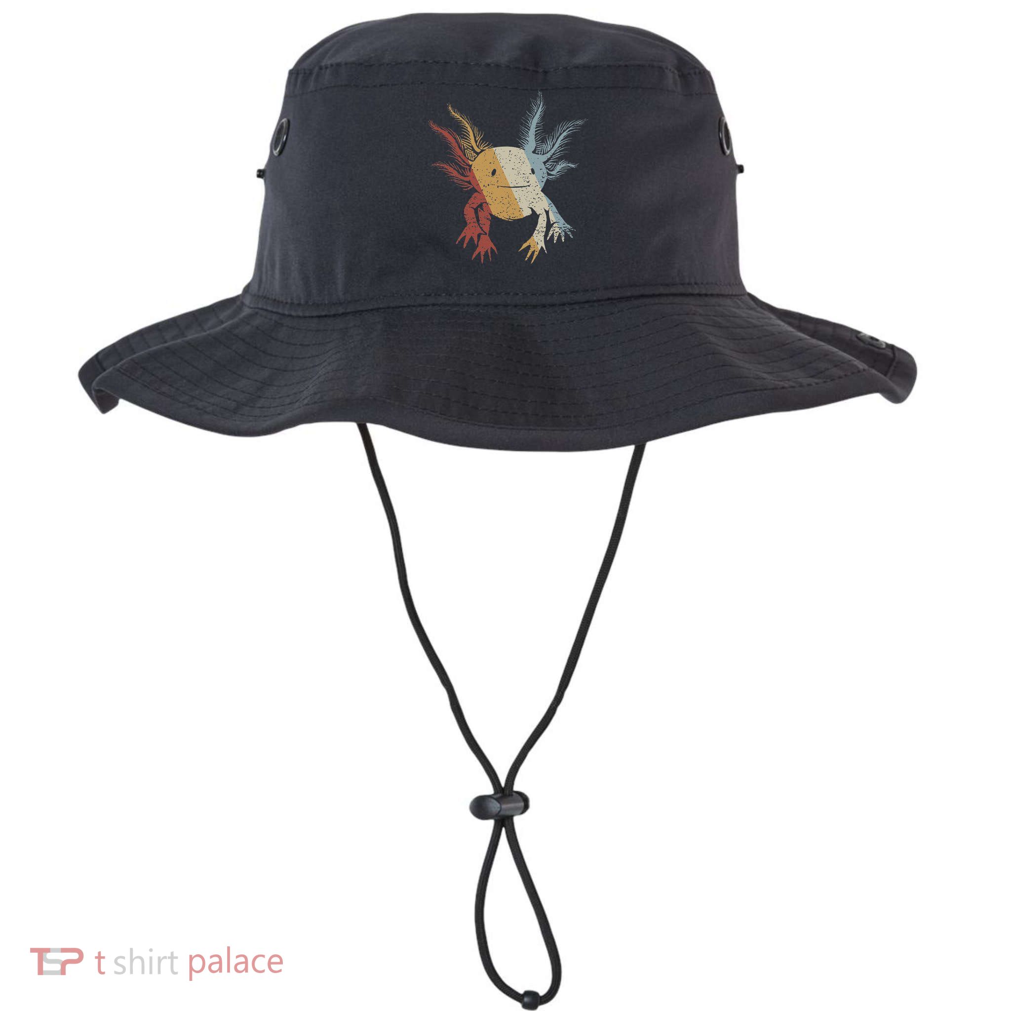 Axolotl Retro Style Vintage Bucket Hat
