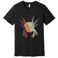 Axolotl Retro Style Vintage Premium T-Shirt