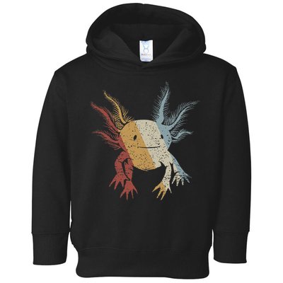 Axolotl Retro Style Vintage Toddler Hoodie